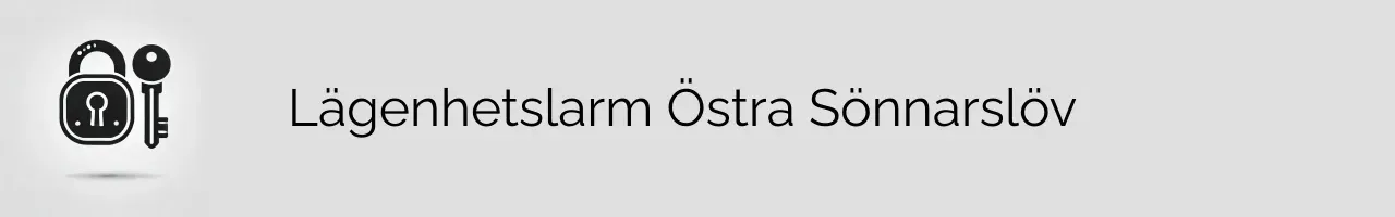 Lägenhetslarm Östra Sönnarslöv